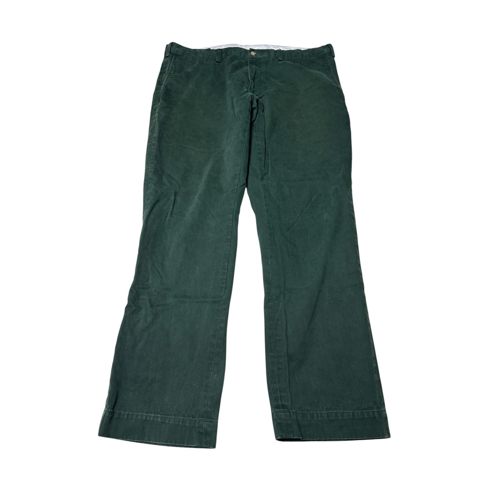 Polo Ralph Lauren Slim Fit Chino Pants Mens 38x32 Forest Green Cotton Twill